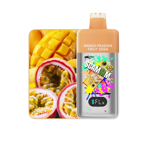 Scammm – Mango Passion Fruit Soda 15,000 Puffs